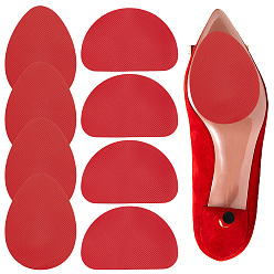 (123L) Белый крем непрозрачный блеск 8шт. ремонт подошв обуви, замена силиконовой подошвы, самоклеящиеся противоскользящие накладки на подошву обуви, капля и арка, огнеупорный кирпич, 60.5~90x65~90x1 мм, 4 шт / стиль