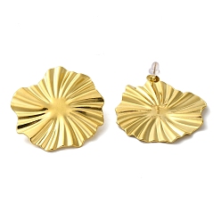 Другие 304 из нержавеющей стали серьги, золотые, 41x40 мм