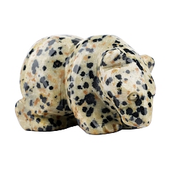 Dalmatian Jasper Natural Dalmatian Jasper Display Decorations, Home Decorations, Elephant, 30x21x40mm