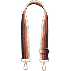 Black Canvas Bag Straps, with Alloy Swivel Clasps, Bag Replacement Accessories, Black, 71cm