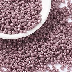 (RR4487) Duracoat Dyed Opaque Hydrangea MIYUKI Round Rocailles Beads, Japanese Seed Beads, 8/0, (RR4487) Duracoat Dyed Opaque Hydrangea, 3mm, Hole: 1mm, about 19000~20500pcs/pound