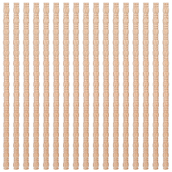 Папайя Оранжевый 25шт. деревянный потолочный молдинг, отделка стен под мебель, дверь, гардероб, 402x14x6 мм