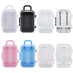 (52) Непрозрачная лаванда 8 шт. 8 цвета пластиковые коробки для хранения конфет в форме сумки-тележки, подарочный футляр для конфет, разноцветные, 7.6~8.9x5.7x4 см, 1 шт / стиль