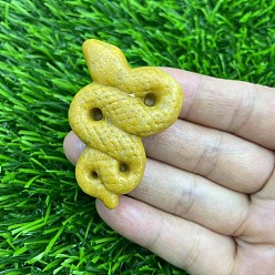 Gemstone Резная статуя змеи из драгоценного камня, украшение дома, Статуэтки по фен-шуй для украшения домашнего офиса, 50 мм