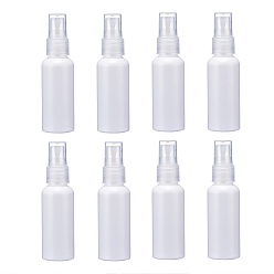 White Transparent Round Shoulder Spray Bottle, Mini Spray Perfume Bottles, White, 11.1cm, Capacity: 50ml