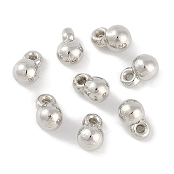 Платина Пластиковые прелести ccb, круглые, платина, 7.5x5 мм, отверстие : 0.9 мм