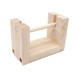 Папайя Оранжевый Держатель для шариков из деревянной пряжи, вращающееся хранилище пряжи для вязания крючком и принадлежности для вязания крючком, papayawhip, 6x13x9 см