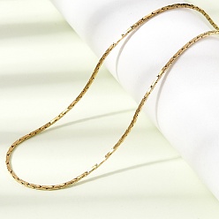 Золотой 1.3мм 304 цепочки из нержавеющей стали в стиле "бостонское плетение" для женщин и мужчин, ионное покрытие (ip), золотые, 17.91 дюйм (45.5 см)