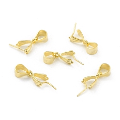 Золотой 925 зажим для зажима льда из стерлингового серебра, реальный 18 k позолоченный, 9x5x3 мм, внутренний диаметр: 5x4 мм, штифты : 0.5 мм