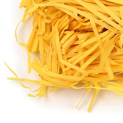 Золотистый Бумажный крошечный наполнитель, для упаковки подарков и наполнения пасхальной корзины, золотые, 26x0.25~0.26 см