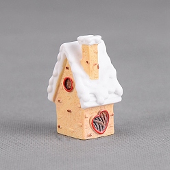 Мокасин Украшения для скульптуры дома из смолы, аксессуары для домашнего кукольного домика с микро-ландшафтом, притворяясь опорными украшениями, мокасин, 25x21x53 мм
