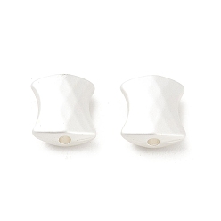 Матовый Серебристый Цвет Бусины из матового сплава, матовый серебристый цвет, 10x12x5 мм, отверстие : 1.6 мм