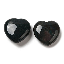 Indian Agate Natural Indian Agate Healing Stones, Heart Love Stones, Pocket Palm Stones for Reiki Ealancing, 30x30x11.5~12.5mm