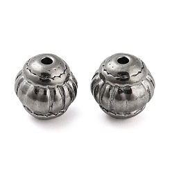 Edelstahl Farbe Anlaufgeschützt 316 Edelstahlperlen, Trommel, Edelstahl Farbe, 9x8 mm, Bohrung: 1.2 mm