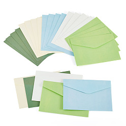 (52) Непрозрачная лаванда 25шт 5цвета бумажные конверты, защитный конверт для держателя карты, прямоугольные, разноцветные, 100x140x0.5 мм, 5 шт / цвет