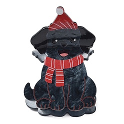 Собака Пластиковые заколки для волос из ПВХ с когтями для животных, со стальными результатами, аксессуары для волос для девочек, собака, 65.5x48x64 мм