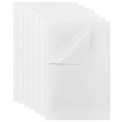 Белый Лента стикер, композитная клейкая этикетка, прямоугольные, белые, 28x18 см