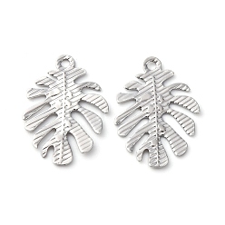 Платина Латунные подвески, без кадмия, без никеля и без свинца, лист, платина, 19x13.5x1 мм, отверстие : 1.4 мм