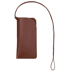 Сиена Прямоугольный футляр для очков из искусственной кожи, переносной вставной чехол для солнцезащитных очков, цвет охры, 600 мм