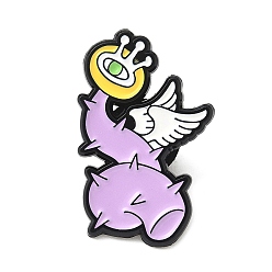 Кактус Эмалевые булавки, булавки для лацканов из сплава для одежды рюкзака, кактус, 28.5x22 мм