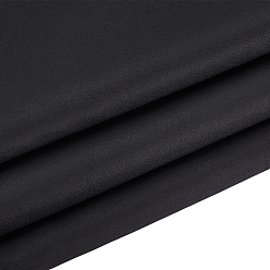 Черный Полиэфирная ткань, поделки товары для рукоделия, чёрные, 1500x0.2 мм, 5 ярдов/шт.