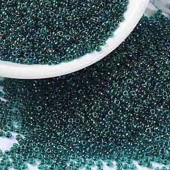 (RR3744) Миюки круглые бусины рокайль, японский бисер, (rr 3744), 15/0, 1.5 мм, Отверстие : 0.7 мм , около 27777 шт / 50 г