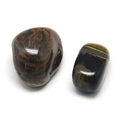 Tiger Eye Natural Tiger Eye Beads, Tumbled Stone, Healing Stones for 7 Chakras Balancing, Crystal Therapy, Meditation, Reiki, No Hole/Undrilled, Nuggets, 15~30x10~20x5~15mm, about 155pcs/1000g