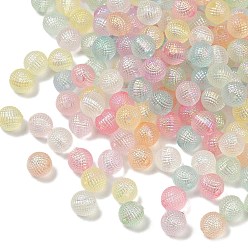 (52) Непрозрачная лаванда Прозрачные акриловые бусины, Берри бисера, круглые, с покрытием AB цвета, разноцветные, 8 мм, отверстие : 2 мм, 1851 шт / 500 г