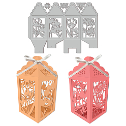 Нержавеющая Сталь Цвет Углеродистая сталь разрезает трафареты, для diy scrapbooking, Фотоальбом, декоративная бумага для тиснения, шаблон цветочной коробки, цвет нержавеющей стали, 192x266x0.8 мм