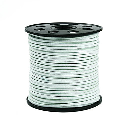 Светло-голубой Шнуры из искусственной замши, искусственная замшевая кружева, светло-голубой, 2.7x1.4 мм, около 98.42 ярдов (90 м) / рулон