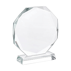 Claro K9 medallas de cristal, octágono, Claro, 119x36x134 mm