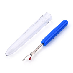 Синий Пластиковая ручка железа шов рыхлители, Платиновый металл, синие, 89x10 мм