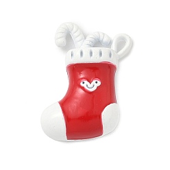 Christmas Socking Подвески из эмали и сплава, Рождество, рождественские носки, 18x11x4 мм, отверстие : 2x1.2 мм