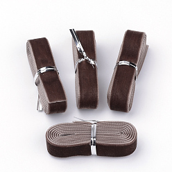 Кокосово-Коричневый 5/8 Лента бархатная односторонняя дюймовая, кокосового коричневый, 5/8 дюйм (16 мм), около 1.094 ярдов / пачка (1 м / пачка)