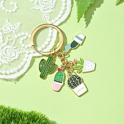 (52) Непрозрачная лаванда Брелок из эмалевого сплава, с железной фурнитурой, разноцветные, 7.6 см