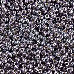(PF568) PermaFinish Light Amethyst Metallic TOHO Round Seed Beads, Japanese Seed Beads, (PF568) PermaFinish Light Amethyst Metallic, 11/0, 2.2mm, Hole: 0.8mm, about 1110pcs/bottle, 10g/bottle