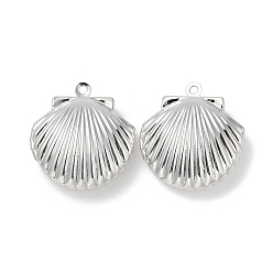 Серебро Стойки обшивки латунь медальона подвески, фото прелести рамка для ожерелья, долговечный, без свинца и без кадмия, оболочка, серебряные, 23.5x22.5x8 мм, отверстие : 1.6 мм, внутренний диаметр: 15x13.5 мм