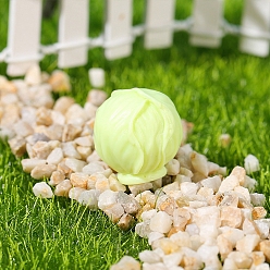 Зелено-Желтый Мини-модель из растительной смолы, аксессуары для кукольного домика с микро-ландшафтом, притворяясь опорными украшениями, зеленый желтый, 20x21 мм