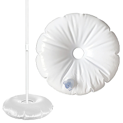 White 2Pcs PE Plastic Water Bag for Party Decor, Balloon Column Stand, White, 360x0.5mm