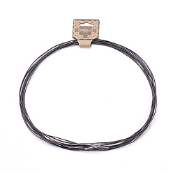 Кокосово-Коричневый Воском хлопка ожерелье шнура решений, с 304 нержавеющей стали застежки, цвет нержавеющей стали, кокосового коричневый, 20.4 дюйм (52 см)