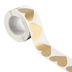 Темный Хаки Рулоны с наклейкой для паролей с пленкой с покрытием, поделки соскоб наградной карты, сердце, Темный хаки, 30x35 мм, 300шт / рулон