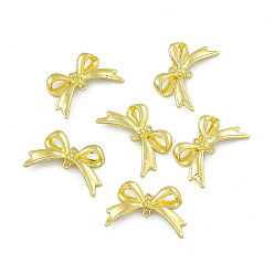 Light Gold Соединители звеньев сплава покрытия стойки, ссылка на бант, золотой свет, 17x27x5 мм, отверстие : 1.2 мм