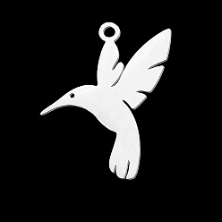 Птица Не тускнеющие 201 подвески из нержавеющей стали, прелести животных, цвет нержавеющей стали, Рисунок птицы, 22x20 мм