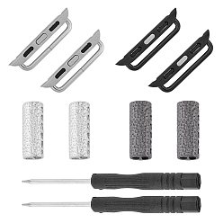 (52) Непрозрачная лаванда 316 соединитель ремня из нержавеющей стали, с разъемами адаптера ремешка для часов из сплава и стальной отверткой, разноцветные