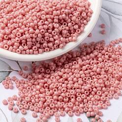 (RR4463) Дуракоат Окрашенный Непрозрачный Личи Миюки круглые бусины рокайль, японский бисер, (rr 4463) непрозрачный лич, 8/0, 3 мм, отверстие : 1 мм, о 422~455шт / бутылка, 10 г / бутылка