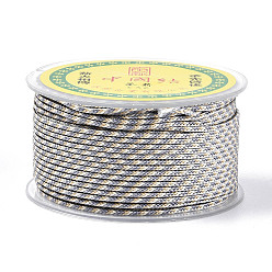 Гейнсборо 16м круглый нейлоновый плетеный шнур, для настенного крепления, ремесла, Подарочная упаковка, светло-серые, 2 мм, около 17.50 ярдов (16 м) / рулон