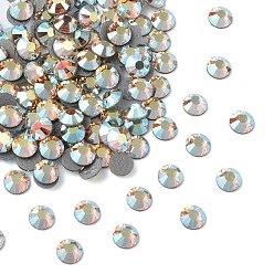80100 200 Jonquil AB Камни preciosa® crystal hotfix с плоской основой, чешский хрусталь, круглый(438 11 612 шатон роза вива 12 ®), 80100 200 жонкиль аб, ss 8 (2.3~2.5 мм)