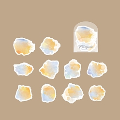 Мокасин 10шт бумажные наклейки, самоклеящиеся наклейки, Украшение дневника для фотоальбома своими руками, мокасин, 80x80 мм