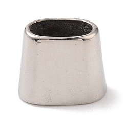 Нержавеющая Сталь Цвет Не тускнеет 304 подвески-слайдеры из нержавеющей стали, трапециевидные, полированный, цвет нержавеющей стали, 12.5x14.5x8.5 мм, отверстие : 10~12x5~6.5 мм