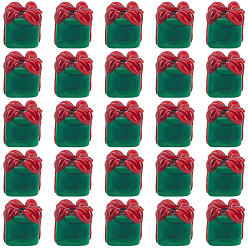 Средний Аквамарин 25 бусины лэмпворк ручной работы, подарочная коробка, на Рождество, средний аквамарин, 10~13x11~13x11~13 мм, отверстие : 2~3 мм